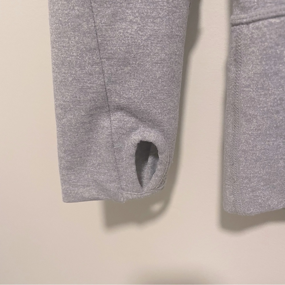 Lululemon In Stride Jacket in Heathered Fossil & Blurred Blossoms White - Picture 7 of 10